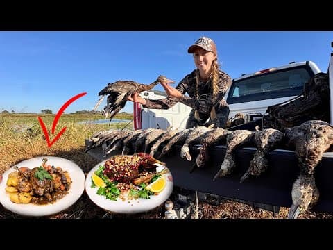 Duck Hunting Chaos! (raspberry Pecan Roasted Whole Duck & Smoked Duck With Elk Broth Roux)