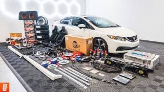 Surprising our SUBSCRIBER with HIS DREAM CAR BUILD! (Full Transformation) 2015 Honda Civic Si