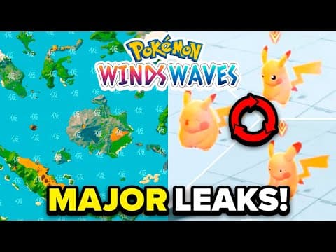 Huge Pokemon Gen10 Megaleak! New Gimmick, Map And More!