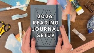 2026 Reading Journal Setup! Easy Spread Ideas