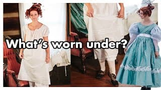 Making The Underthings For An 1830s Look — Inspired By Ariel #thelittlemermaid