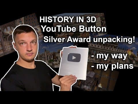 Youtube Award Unpacking - My Way Of Rome In 3d Reconstruction - My Plans!