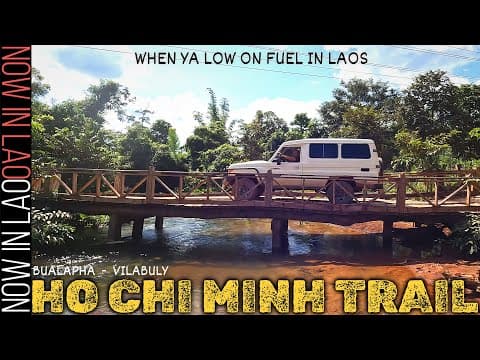 Where To Go When Ya Fuel's Low In Rural Laos | Big Loop Tour E15