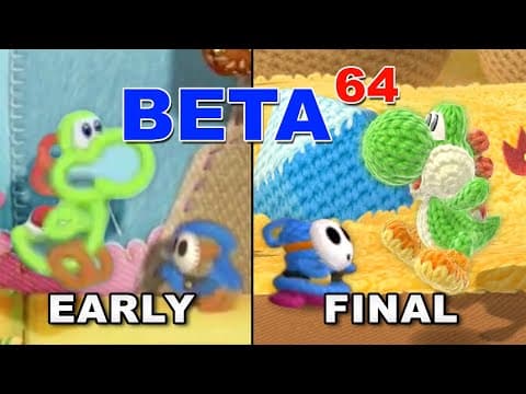 Beta64 - Yoshi's Woolly World / Yarn Yoshi