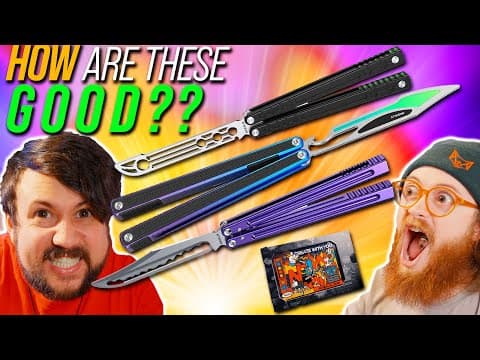 Insane Cheap Balisongs Designed By The Community - Create With Nabalis Unboxing