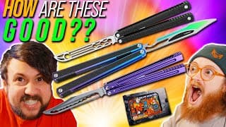 Insane Cheap Balisongs Designed By The Community - Create With Nabalis Unboxing