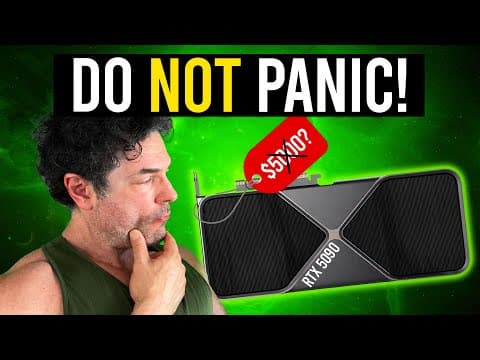 5k For Rtx 5090!? No, Do Not Panic Over Gpu Prices, Here's Why!