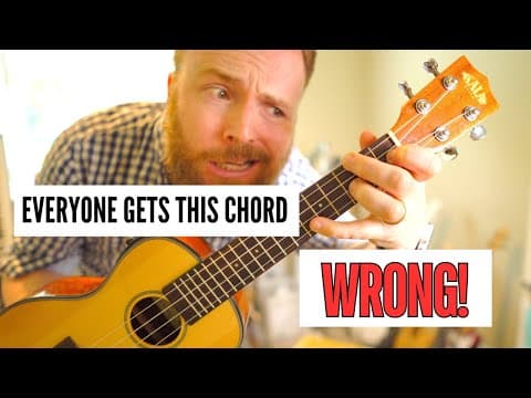 Everyone Gets This Twenty-one Pilots Chord Wrong! (next Semester Ukulele Tutorial)