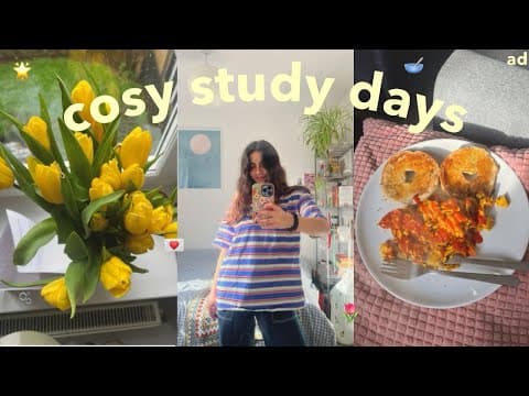 Cosy Study Days ❤️‍🩹 Recipes, Writing, Room Updates And Chats