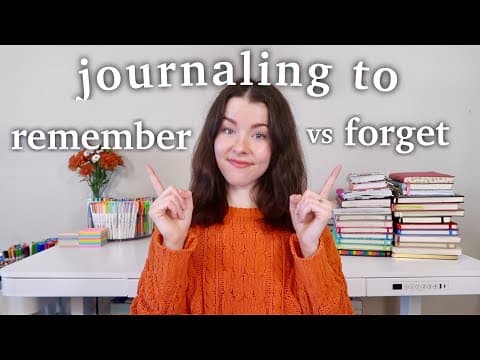 Should You Journal To Forget Or Remember??