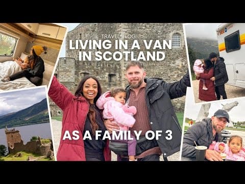 Family Of 3 Attempts Van Life In Scotland | Stirling To Inverness