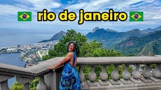 My First Time In Brazil 🇧🇷  | Exploring Rio De Janeiro, Afro-brazilian History, What I Ate & More