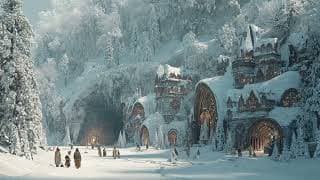 Snow Elves City | Fantasy Ambience For Rpg
