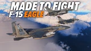F-15 Eagle Escort 2 F-16 Vipers Deep Behind Enemy Lines | Dcs World