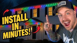 Install Christmas Lights In Just Minutes! | Appeck Permanent Outdoor Lights Pro