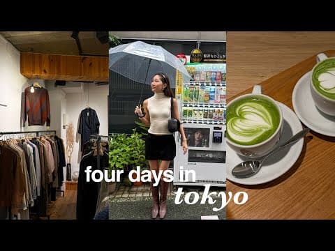 Four Days In Tokyo | Cafe Hopping, Food, And Vintage Shopping!