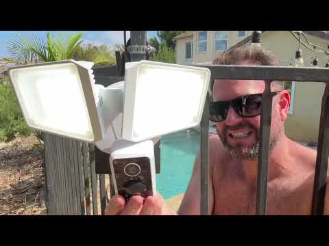 Deertalk Security Floodlight Camera Review | 2k Outdoor Wifi Camera With Siren & Motion Detection