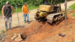 Clearing A Plugged Up Culvert Goes Horribly Wrong.