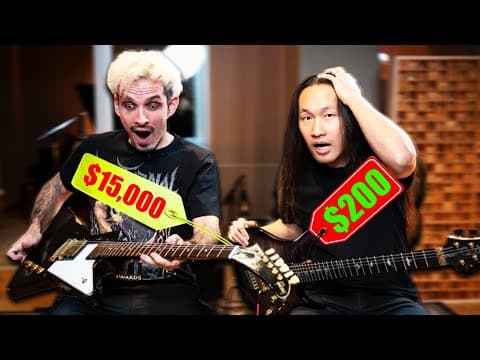 $15,000 Guitar Vs $200 Guitar (feat. Herman Li)