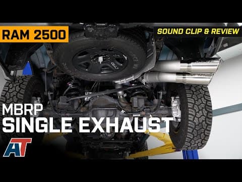 2014-2026 6.4l Ram 2500 Mbrp Armor Plus Single Exhaust Review & Sound Clip