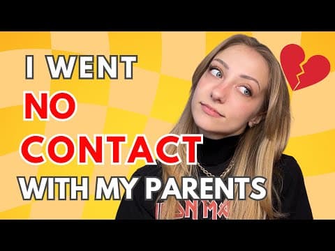 I Went No Contact With My Parents 2 Years Ago