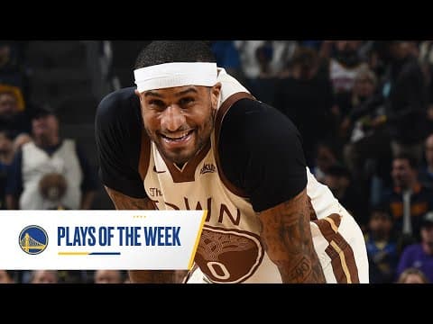 Golden State Warriors Plays Of The Week | Week 12 (2025-26 Nba Season)