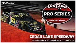 World Of Outlaws Pro Series Powered By: Iracing | Round 7 | Cedar Lake Speedway