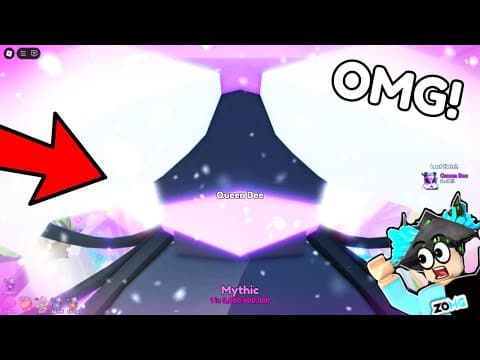 🐝🥳 I Found A 25x Bee Rift & Got Mythic Queen Bee In Bubble Gum Simulator Infinity!