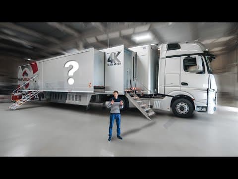 What's Inside A Massive Tv Broadcast Truck ?  - Full Tour!