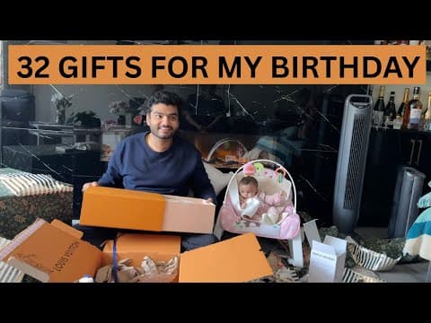Unboxing My First Louis Vuitton || Gift Ideas For Men || 32 Gifts From My Wife