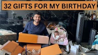 Unboxing My First Louis Vuitton || Gift Ideas For Men || 32 Gifts From My Wife