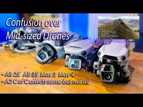 New Drone Rules 2026: How Mid-sized Drones Are Affected; It's Not Straight Forward