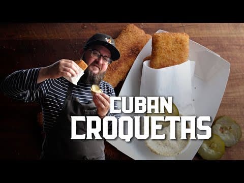 Golden Crispy Croquetas In Cast Iron | Chef Tom's Technique