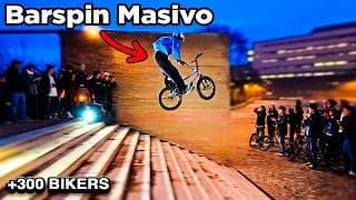 +300 BIKERS vs LAS CALLES DE BARCELONA 🧨 QUEDADA BMX LUS 2025