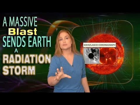 A Massive Farside Blast Sends Earth A Radiation Storm & More | Space Weather News 23 October 2025