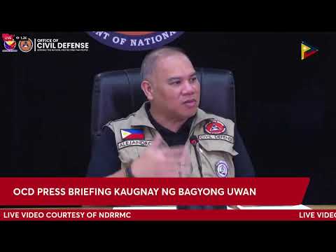 Ocd Press Briefing Sa Bagyong Uwan