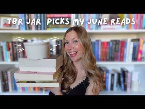 Tbr Jar Chooses My June Reads 📖🌻 ✨my June Tbr!