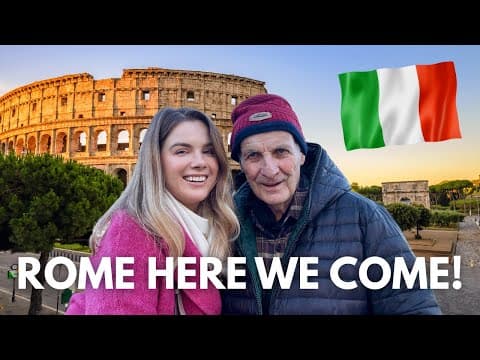 I Gifted My Dad A Trip To Italy | Travel Day To Rome Vlog