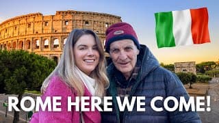 I Gifted My Dad A Trip To Italy | Travel Day To Rome Vlog