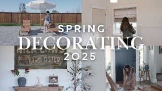 Spring Decorating, Outdoor Patio And Tiny Southern Living Home!