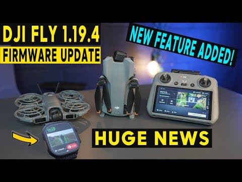 Dji Mini 5 Pro New Fly Update 1.19.4! New Feature Added! Neo 2
