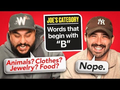 We Try To Fill Each Other's Categories!