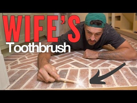 Brick Floor Laundry Room Makeover / Yay Or Nay ? Reno Ep 1