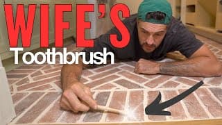 Brick Floor Laundry Room Makeover / Yay Or Nay ? Reno Ep 1