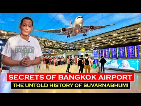 ✅secrets Of Bangkok Airport | The Amazing History Of Suvarnabhumi | Thailand's Mega Aviation Hub