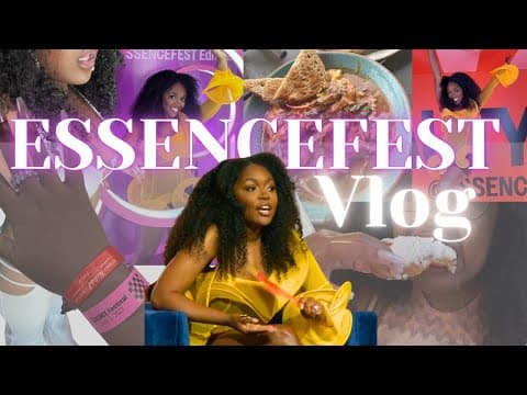 Speaking, Eating & Wandering My Way Through Essencefest 2023 | Nola Vlog