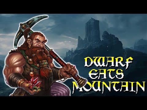 A Game About Dwarves Who Seriously Hate A Mountain! - Dwarf Eats Mountain