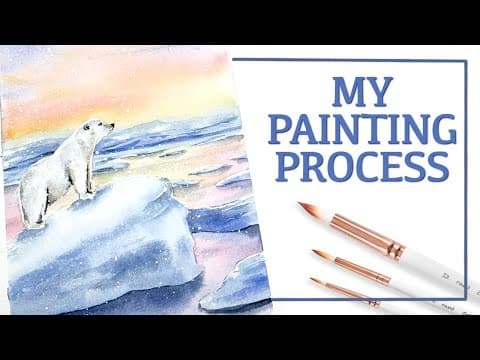 Painting For Myself - A Winter Painting Process