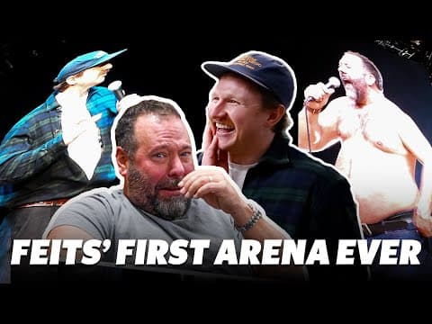 Feits Opens For Bert Kreischer In An Arena After Only Doing Less Than 40 Shows Ever - Vlog
