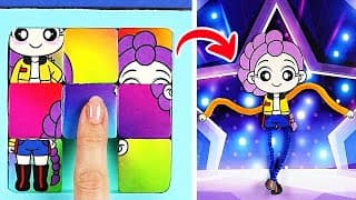 Solve The Kpop Demon Hunters Puzzle! *new Huntrix Gamebook & Paper Crafts*